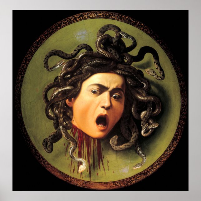 Póster Medusa, Caravaggio (Frente)