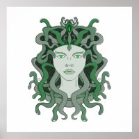 Medusa Gorgo Cobra Gorgon Monstro Mitologia Grega