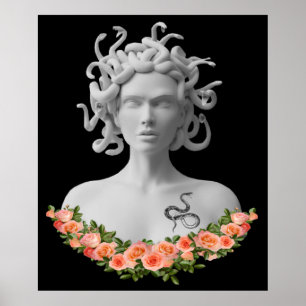 Poster Medusa Gorgon Mitologia Grega