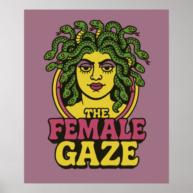 Poster Medusa o Olhar Feminino (Frente)