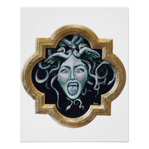 Póster Medusa por Nefertara poster