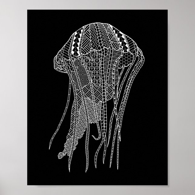 Poster medusa tribal (Frente)