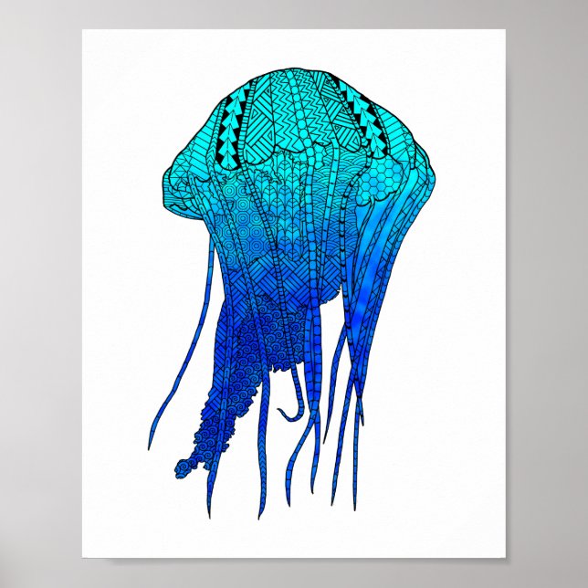 Poster medusa tribal (Frente)