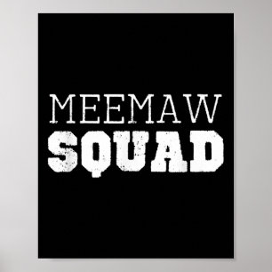 Poster Meemaw Squad Legal Engraçado Mee-maw