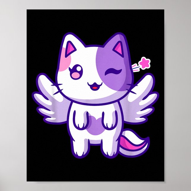 Poster Meemeow Cute Cat Plu-shirt  (Frente)