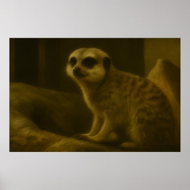 Poster Meerkat Majestade (Frente)