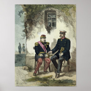 Póster Meeting between Otto von Bismarck and Napoleon