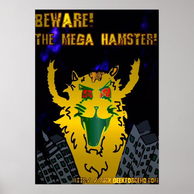 Póster Mega Hamster (Frente)