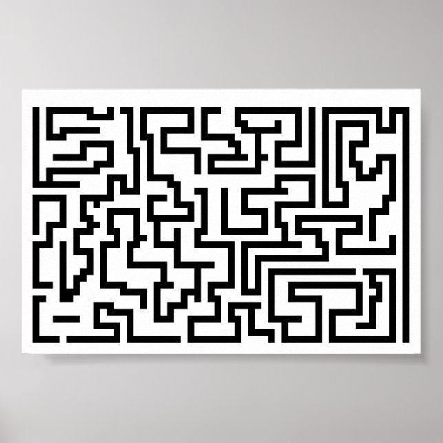 Póster Mega Maze (Frente)