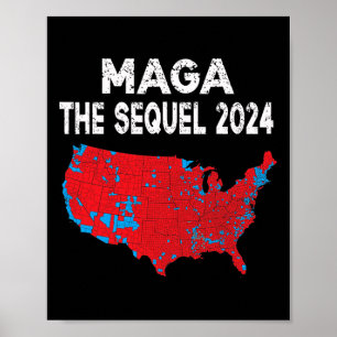 Poster Mega O Mapa Eleitoral do Presidente Sequel Trump 2