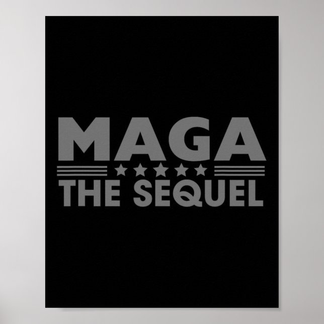 Poster Mega O Sequel Trump 2024 Vencedor Do Segundo Manda (Frente)