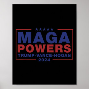 Poster Mega Poderes Trump Vance Hogan 3