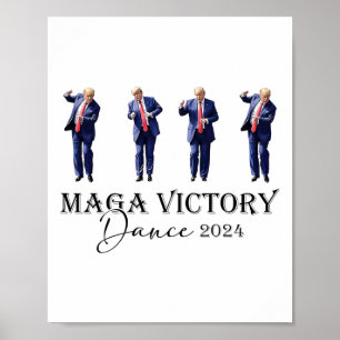 Poster Mega Victory Dance Trump 2024 47th Presidente