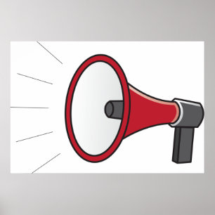 Poster Megafone alto