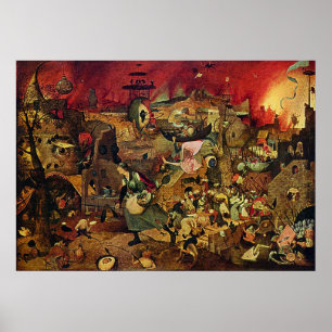 Póster Megohm louco de Pieter Bruegel (Dulle Griet)