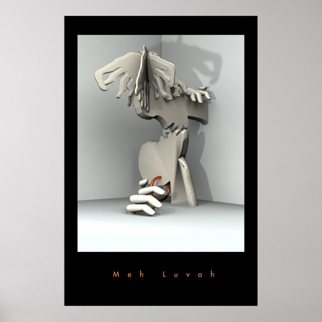 Póster Meh Lovah (Frente)