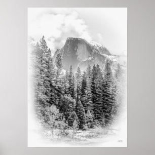Póster Meia abóbada no inverno