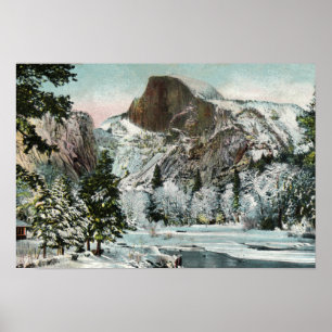 Póster Meia abóbada, Yosemite no inverno