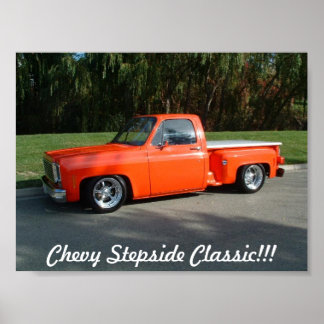 Póster meia, Chevy Stepside Classic!!!