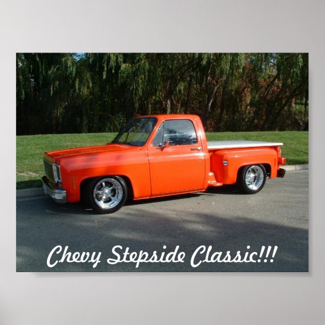 Póster meia, Chevy Stepside Classic!!! (Frente)