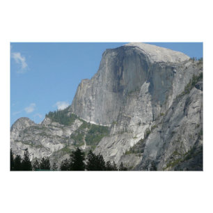 Póster Meia Cúpula de lado no Parque Nacional de Yosemite