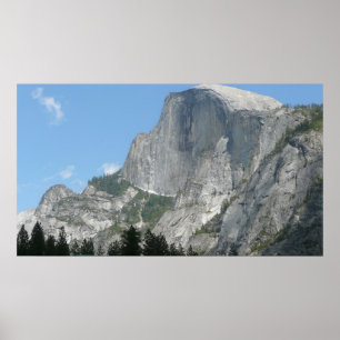 Poster Meia Cúpula de lado no Parque Nacional de Yosemite