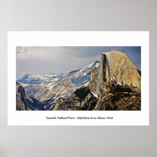 PÓSTER MEIA CÚPULA VISTA DO GLACIER POINT