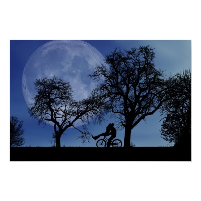 Póster Meia-noite de bicicleta (Frente)