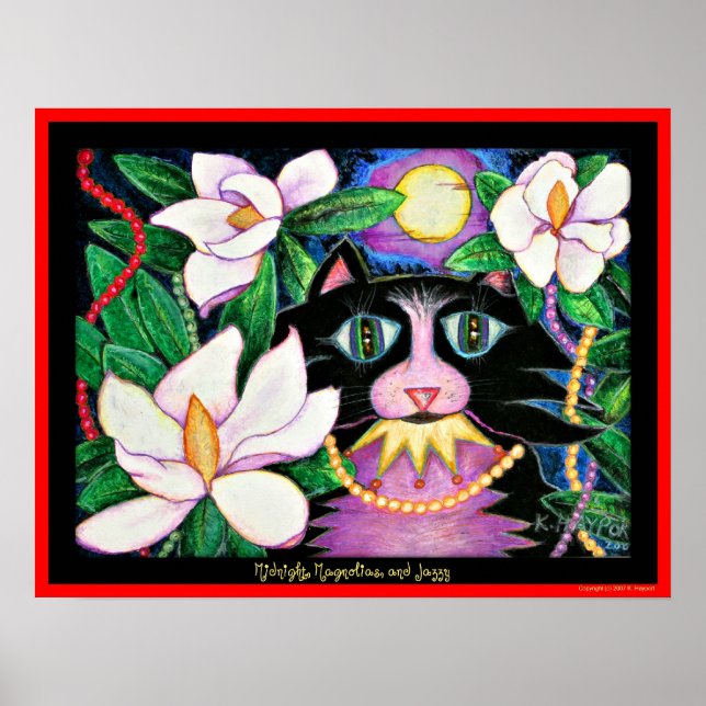 Póster Meia-noite, Magnolias e Jazzy (Frente)