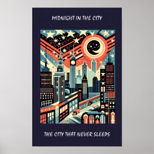 Poster Meia-noite na cidade que nunca dorme na decisão de
