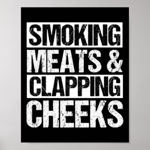 Poster Meias Fumantes E Calças Humor De Churrasco