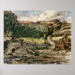 Poster Meierhof cousin by Jean-Francois Millet