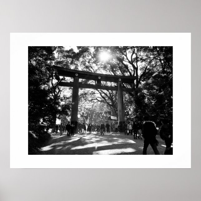 Poster Meiji Shrine: Tóquio (Frente)