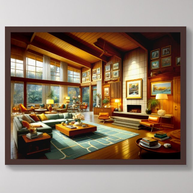 Poster Meio século Arquitetura Moderna Interior II (Criador carregado)