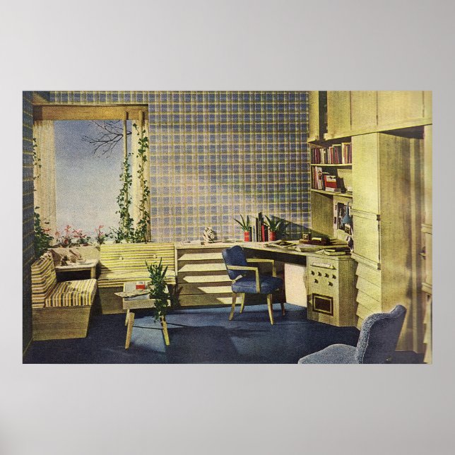 Póster Meio século Modern Den (Frente)