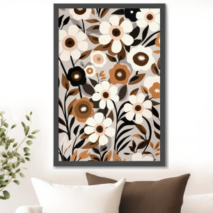 Poster Meio século Modern Floral