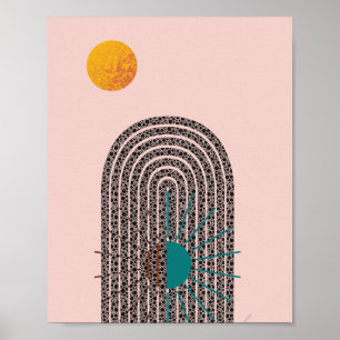 Poster Meio século Mondern Geométrico