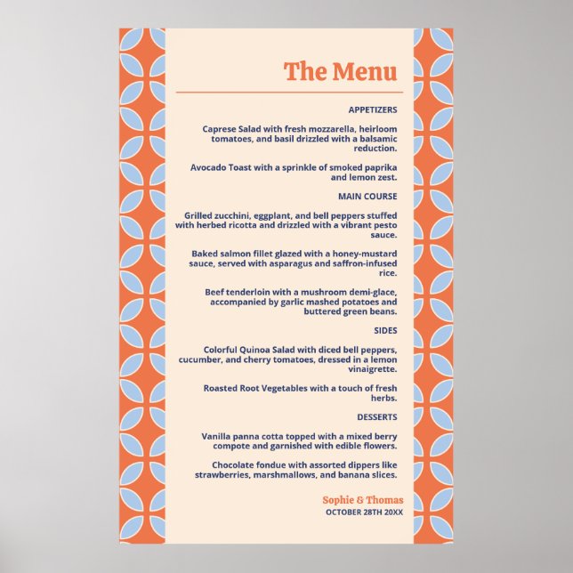 Poster Meio século Retro Wedding (Frente)