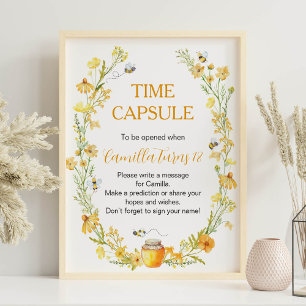 Poster Mel Bebê selvagem Aniversário Hora Sinal da cápsul