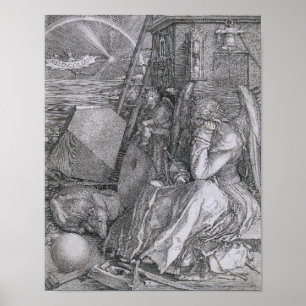 Poster Melancholia, Albrecht Durer