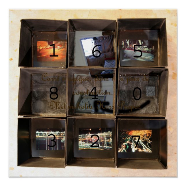 Póster Melancholia Hors Propos por Pascale Baud (Frente)