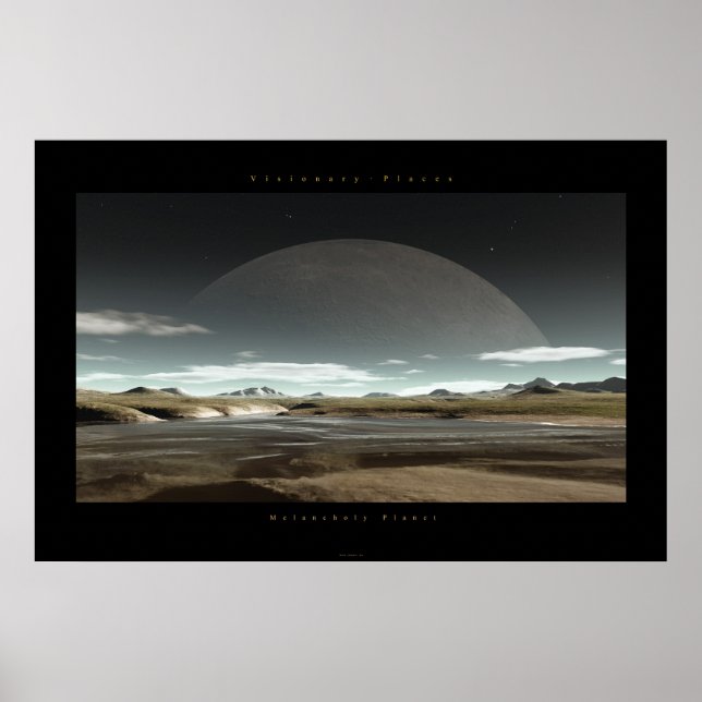Póster Melancholy Planet (Frente)