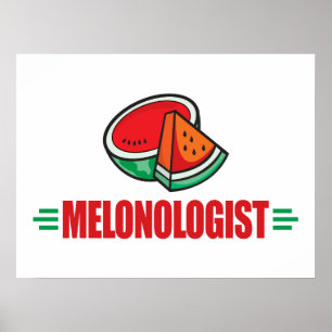 Póster Melancia Engraçada