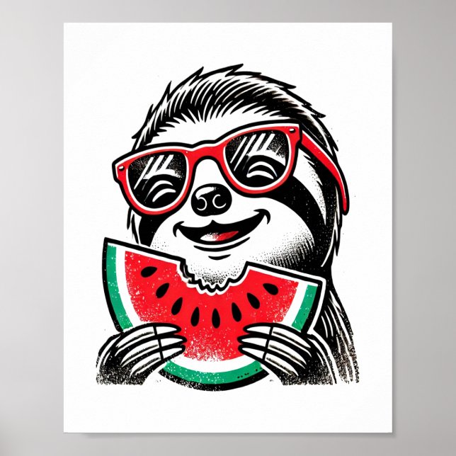 Poster Melancia legal de Comida Lenta (Frente)