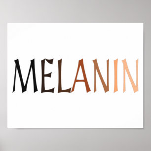 Poster MELANIN Shades of Black