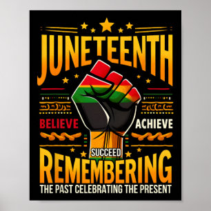 Poster Melanina Afro-Americana, 16 De Junho, Lembrando