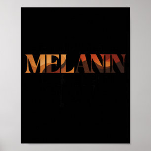 Poster Melanina Cada Tom Mata Cabelo Natural Afro Rainha