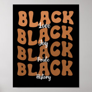 Poster Melanina Negra História Negra Mês
