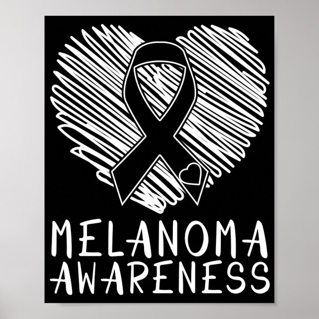 Poster Melanoma, Cancer da pele (Frente)