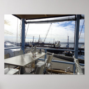 Póster Melbourne - Horário da praia de Mornington